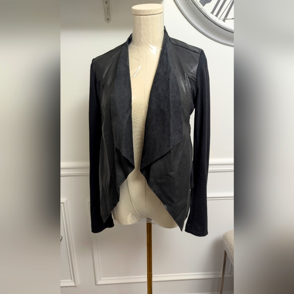 Edyson Maisha Ponte and Faux Leather Jacket XS